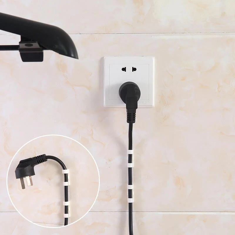 🎁【40 Piezas】🚨 Solo hoy: 50% de descuento en clips autoadhesivos para cables.