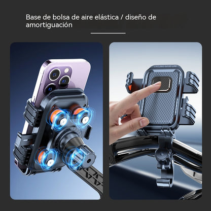 ❄️¡Frescura veraniega con un 50 % de descuento! 📱 Soporte impermeable para teléfono (moto y bicicleta) – Soporte antivibración para smartphone con mecanismo de bloqueo con una sola mano.