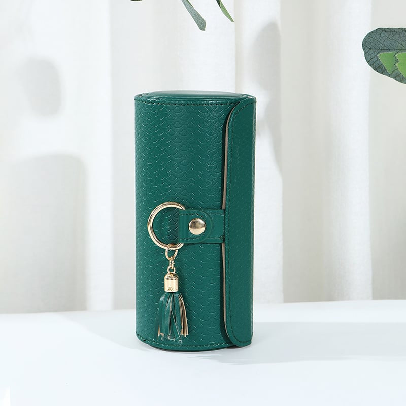 💎 Estuche de viaje para joyas con compartimentos: almacenamiento elegante, siempre listo para brillar✈️