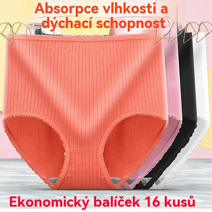 (8 kusů) Poslední den s 50% slevou: Voděodolné antibakteriální kalhotky s vysokým pasem
