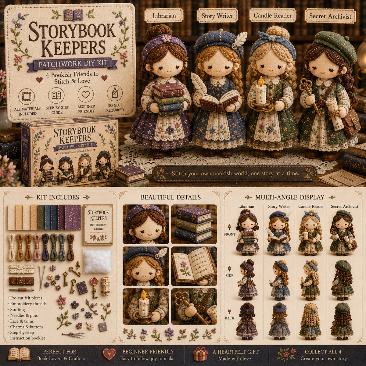 Utolsó nap: Élvezd a 49% kedvezményt! Miniatűr patchwork készlet a Miniature World sorozatból.