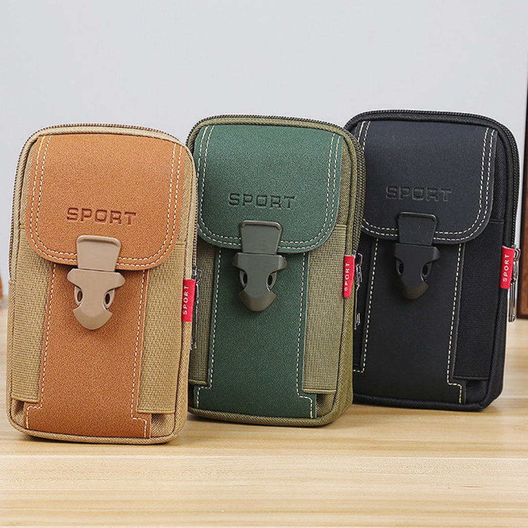 🔥Bolsa casual de hombre para exteriores, bolsa de deporte para teléfono móvil