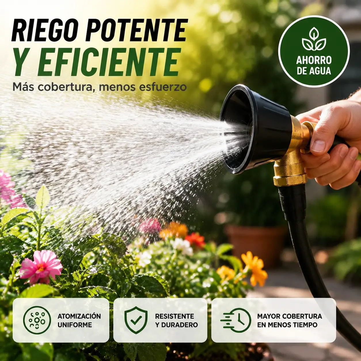 💦【Compra 1 y llévate 1 gratis】💥👍Boquilla de alta presión ajustable