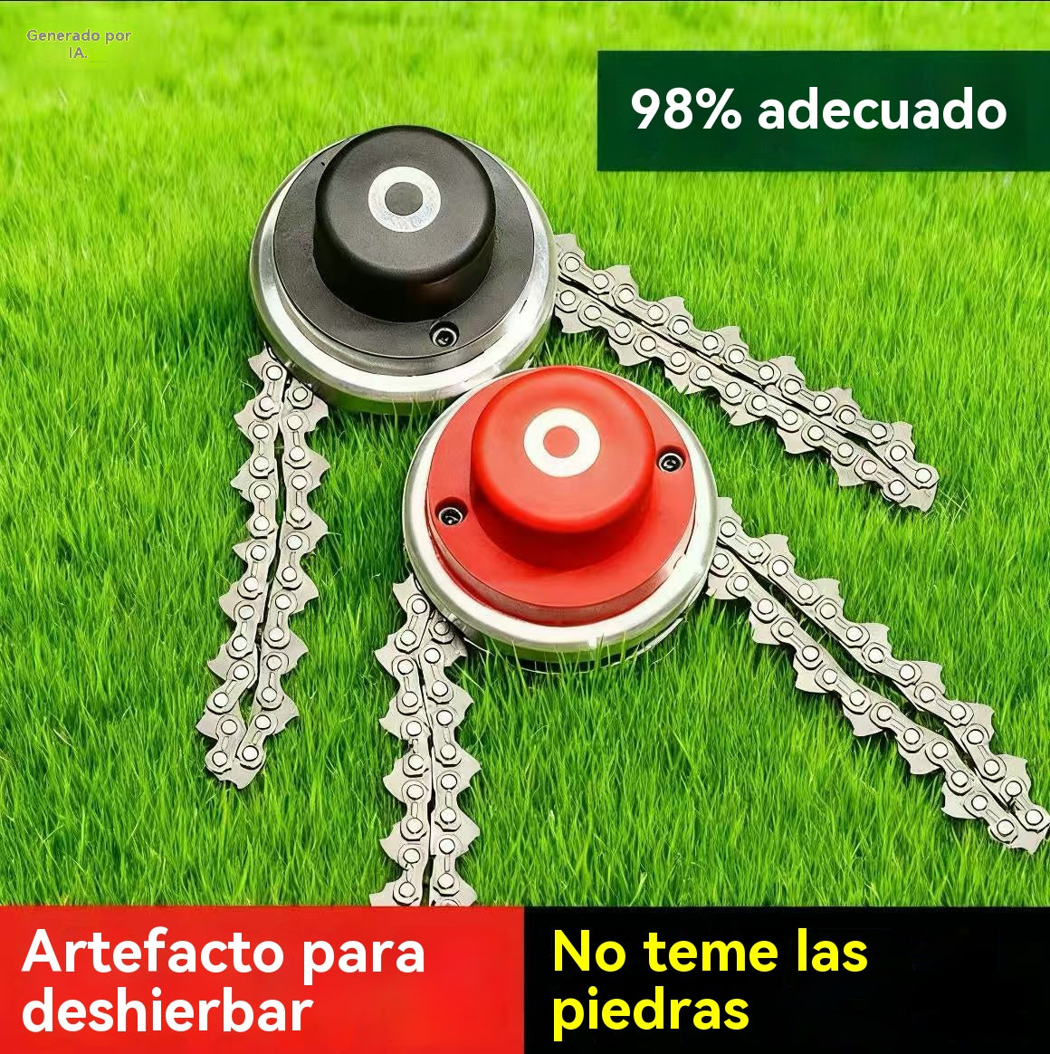 🔥Cabezal de corte de cadena/cortacésped universal