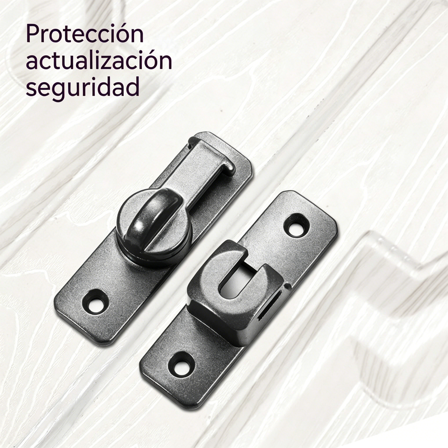 【Compra 1, llévate 1 gratis】Cerradura multifuncional sin taladro para puertas de uso doméstico