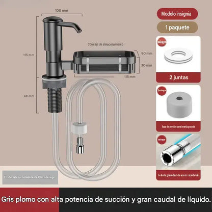⏳Oferta por tiempo limitado: 50% de descuento⏰ Dispensador de jabón para cocina de instalación rápida 🚰🧼