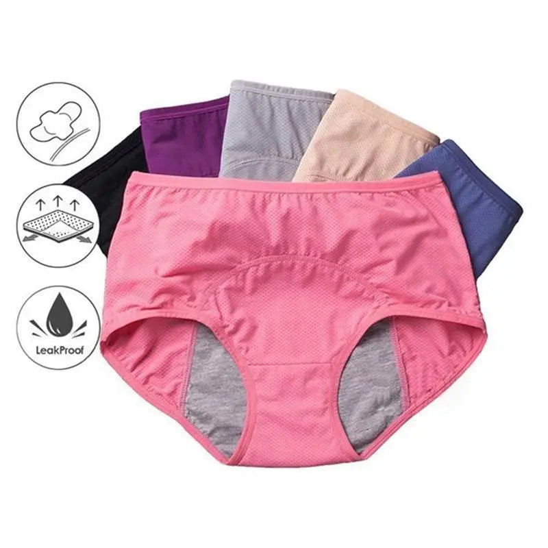 🔥🔥【Paquete de 3】Braguitas impermeables de talle alto, nuevas y mejoradas: cómodas y respetuosas con la piel.
