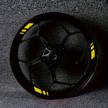 🚲【2 piezas】⚠Pegatinas reflectantes para ruedas de motocicleta