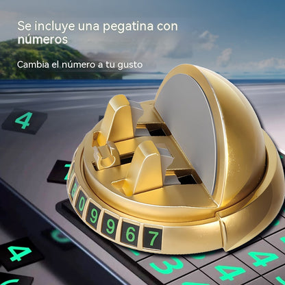 🔥Compra 1 y llévate 1 gratis🔥【2 pieza 】Soporte para teléfono de coche con tapa abatible y cierre magnético, número de teléfono en la parte posterior.