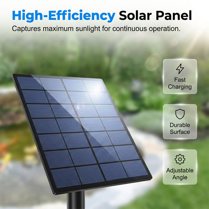 Aireador para tanque de almacenamiento de agua con bomba de aire alimentado por energía solar – Alimentado por energía solar
