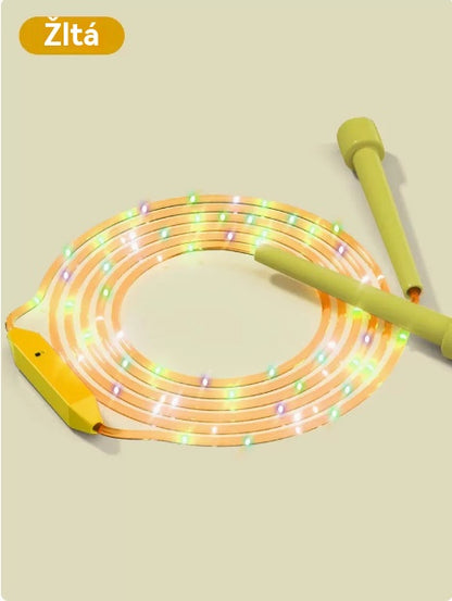 🏃【Compra 1 y llévate 1 gratis】🌈 Cuerda para saltar con luz LED para niños