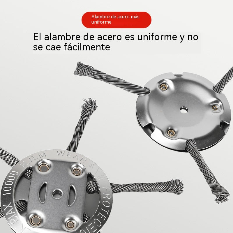 🧰🔥Última oferta especial【Compra 1 y llévate 1 gratis】🔥Desbrozadora de alambre de acero