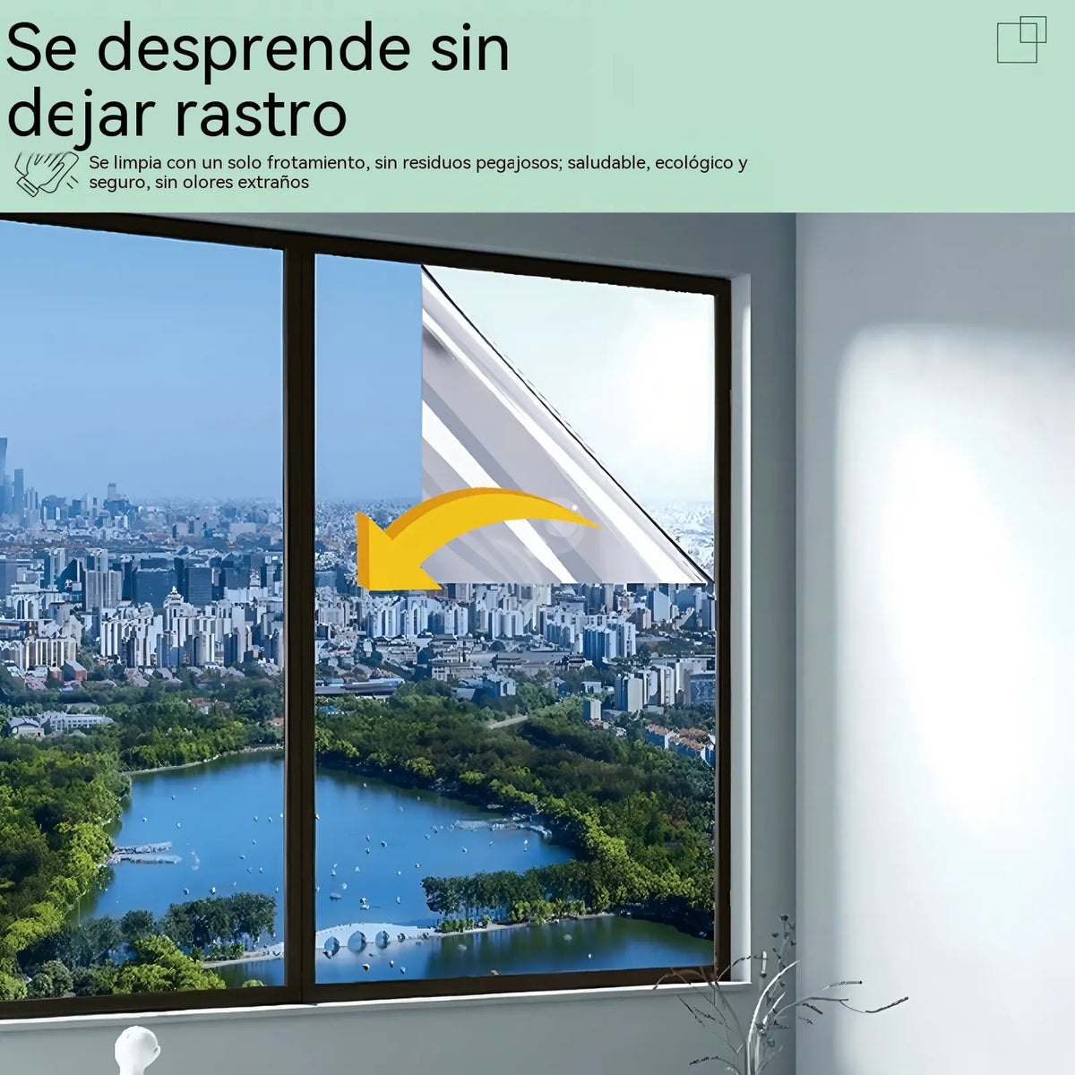 📱【150 cm × 1 m】🚗Película para ventanas con aislamiento térmico y protección de la privacidad: apta tanto para dormitorios como para las ventanillas del coche.