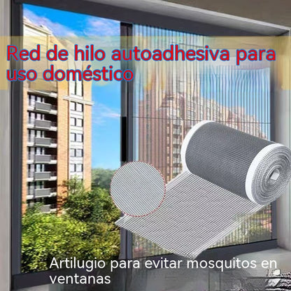 🦟【12cm *5 m】Cinta autoadhesiva casera para reparar mosquiteras