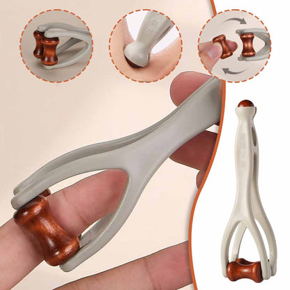 🎁【Compra 1 y llévate 1 gratis】🌿 Masajeador de dedos de madera maciza: Los rodillos de madera natural ayudan a desbloquear los meridianos articulares y a aliviar la fatiga de las manos. 🌿