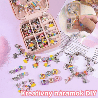Conjunto de pulseras de dibujos animados para niños, joyería creativa hecha a mano