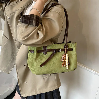 elegante bolso de hombro con asas para mujer