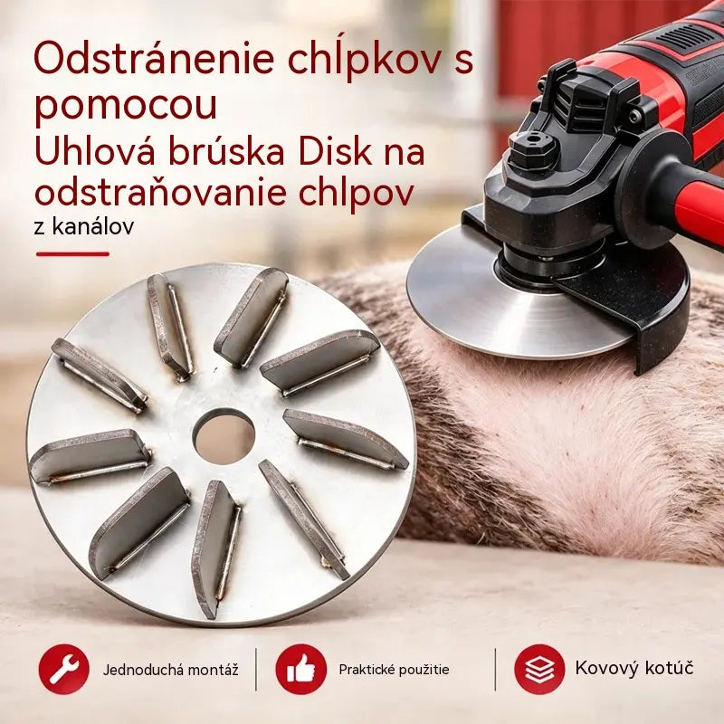 🔧🪚 Nerezový vytrhávací kotúč pre brúsku | Kotúč na odstraňovanie chĺpkov na čistenie a spracovanie bravčového, ovčieho a hovädzieho mäsa