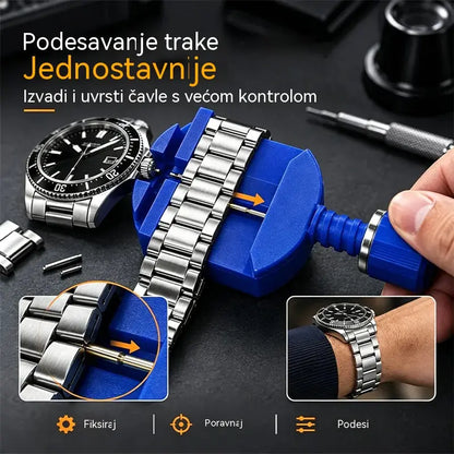 🎉 Posebna ponuda za 2026. 🔧 Profesionalni set za popravak satova – novi remen, nova baterija, isti sat – popravite ga sami za nekoliko minuta ⌚