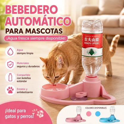 🐾 Mascota automática Dispensador de agua – Autorecarga por gravedad Cuenco de agua para perros y gatos
