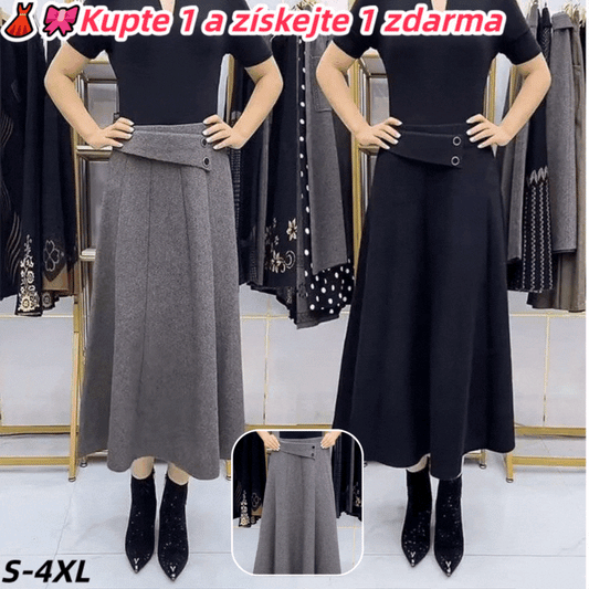 🎀【S-4XL】Falda de lana para otoño e invierno