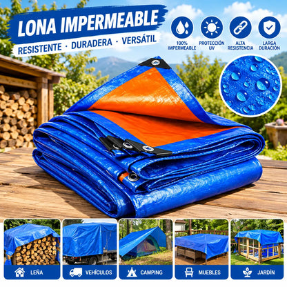 👍Tela de tienda de campaña con aislamiento térmico y protección solar para exteriores, tela gruesa para refugio contra la lluvia【2m*3m】