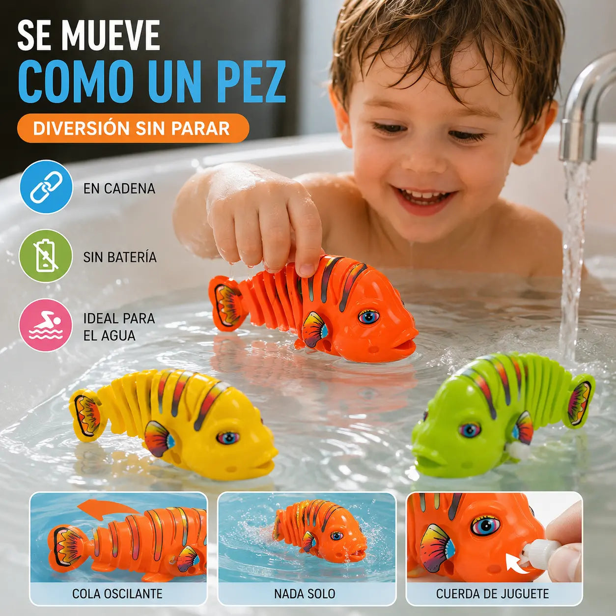 【Un conjunto de 6 piezas】——27 EUR🐟 Juguetes creativos para niños