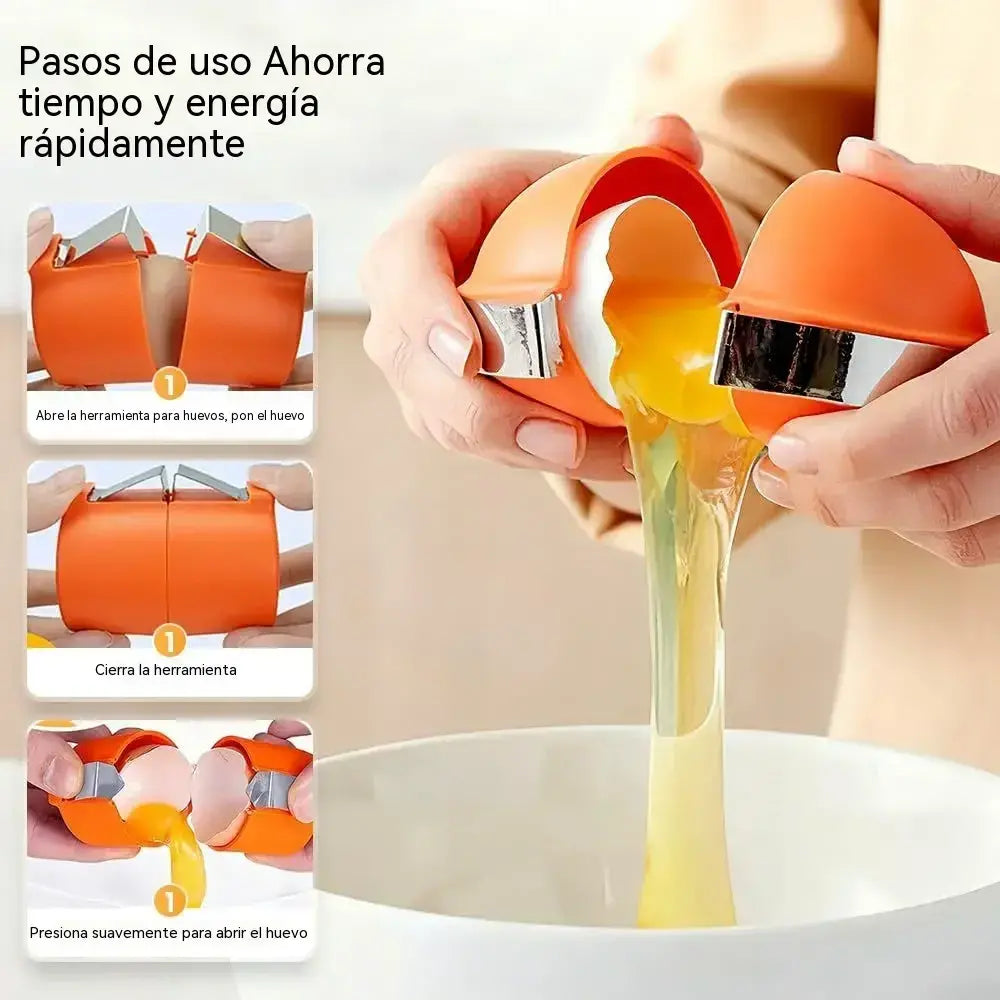 🥚🍳🔥50% de descuento🔥3 piezas🥚 Abrehuevos
