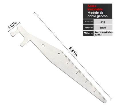 🔧🛡️【2 piezas】Herramienta multiusos tipo palanca: acero inoxidable 304, compacta y portátil. Ideal para personal de primeros auxilios y kits de emergencia domésticos. 🚒✨