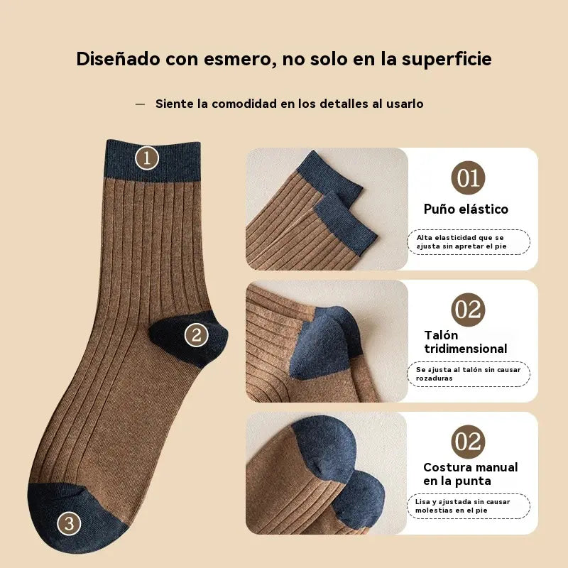🧦【50%OFF】10 pares 29 euros😍 Calcetines desodorantes cálidos absorbentes del sudor para hombre