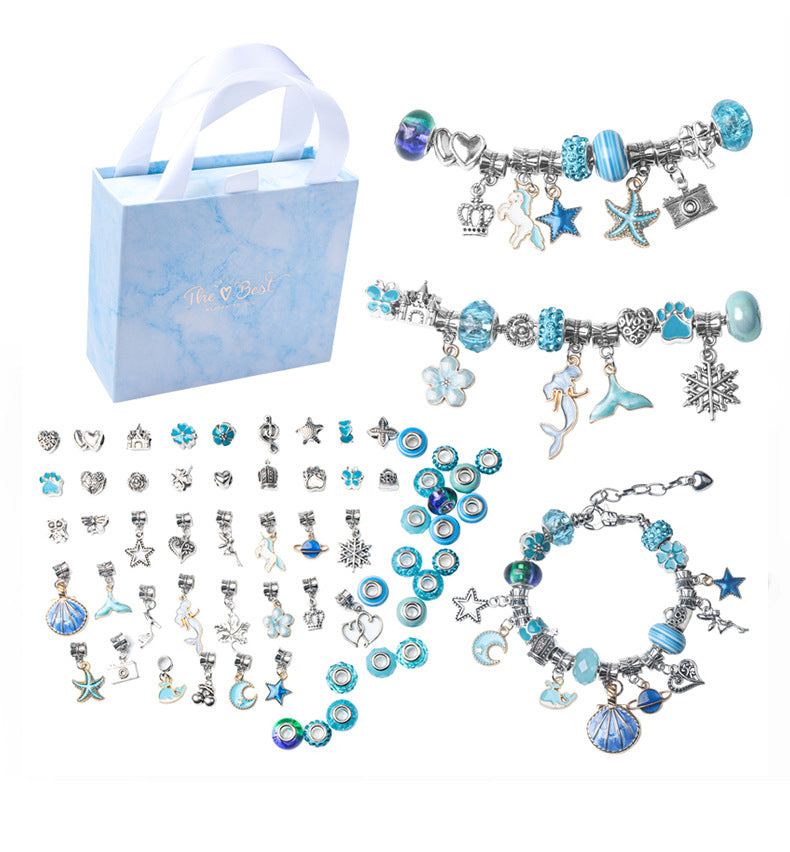 Conjunto de pulseras de dibujos animados para niños, joyería creativa hecha a mano