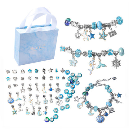 Conjunto de pulseras de dibujos animados para niños, joyería creativa hecha a mano