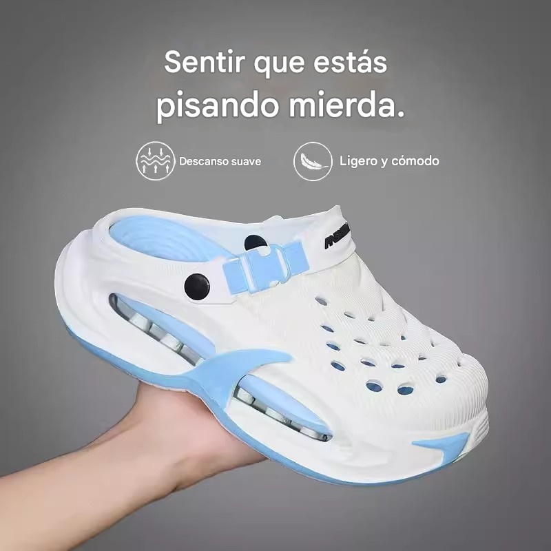 👟50% DE DESCUENTO🌬️Sandalias 2 en 1 para hombre de uso universal: suela gruesa de EVA, antideslizante y extremadamente ligera y transpirable🏃‍♂️