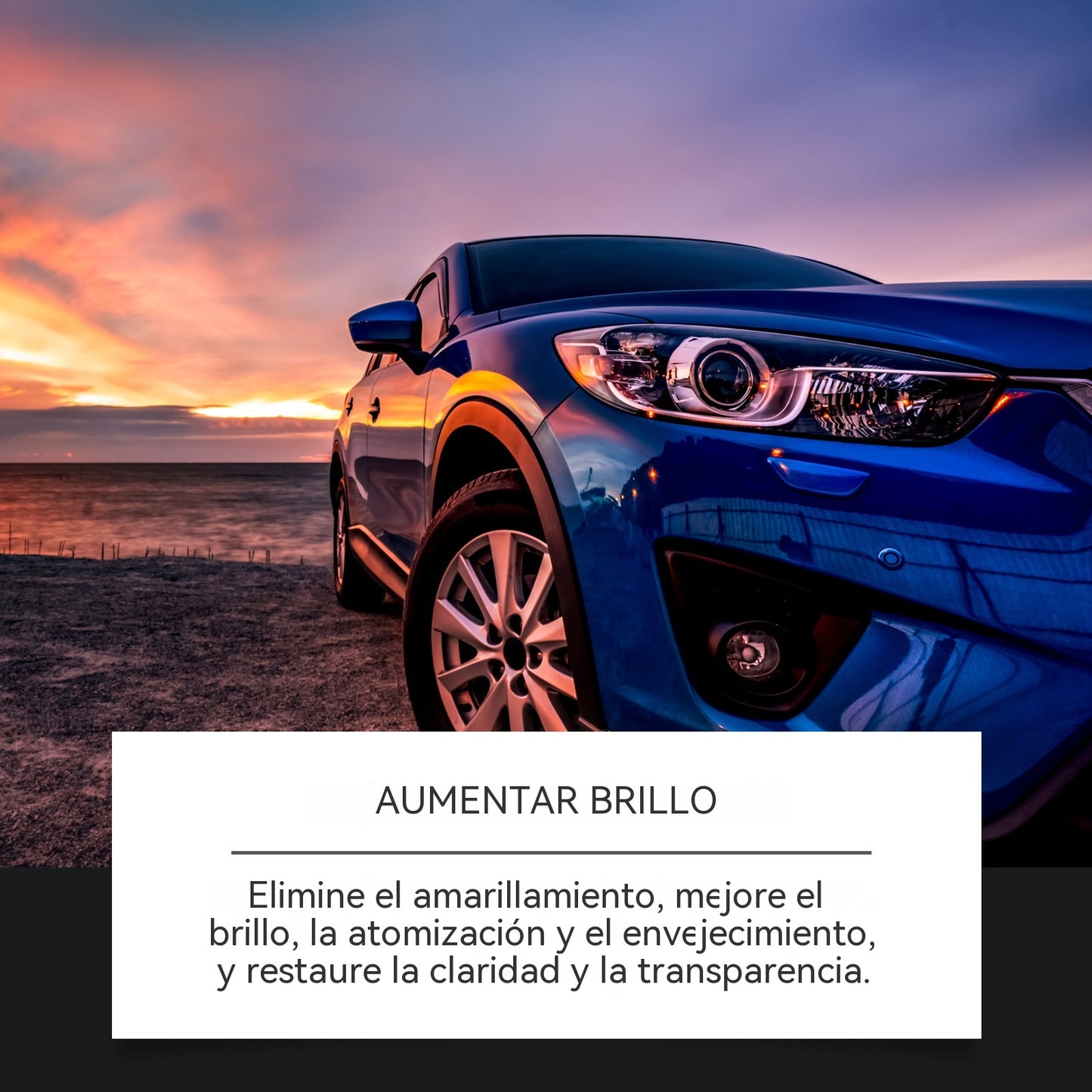 Kit de reparación de faros para coches antiguos: restaura la claridad y mejora la visibilidad nocturna.
