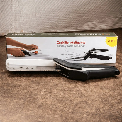 ✂️🛡️Tijeras de resorte portátiles multifuncionales 2 en 1 de acero inoxidable para cocinas domésticas y de trabajo.