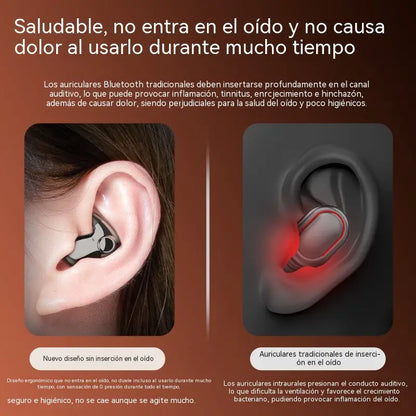 Auricular inalámbrico invisible para dormir con resistencia al agua IPX5