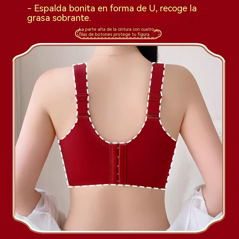 🔥Nuevo sujetador cómodo para mujer con soporte lateral, efecto anticaída, lifting y moldeador.