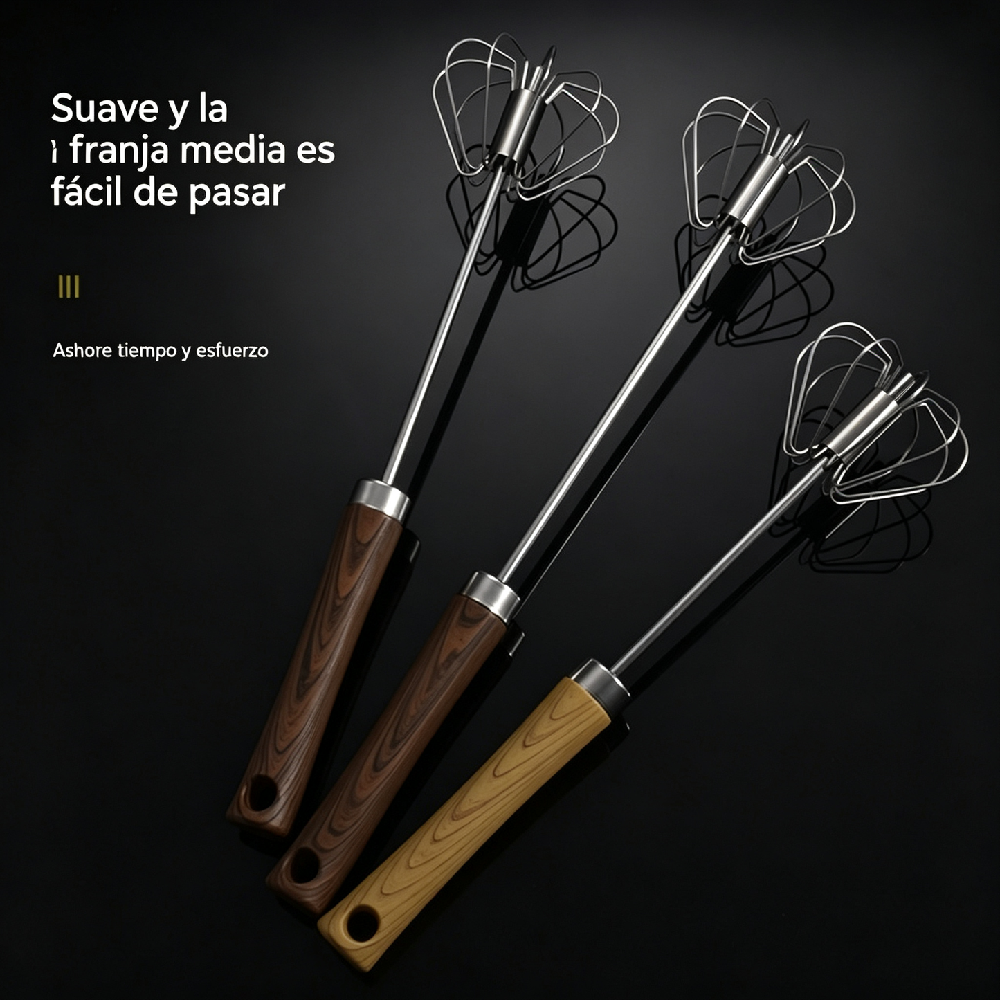 🔥Última oferta especial【Compra 1 y llévate 1 gratis】🔥Batidora de huevos semiautomática/manual