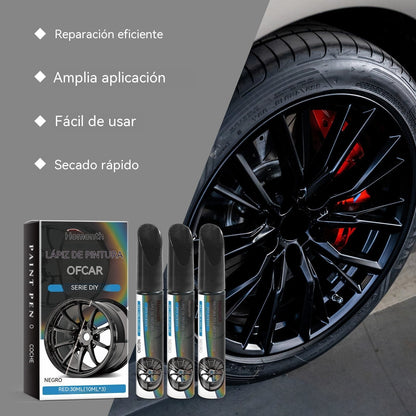 [3 piezas 23 euros] Lápiz mágico reparador de arañazos para coches: repara los arañazos de las llantas en minutos. Fórmula permanente que no gotea. Incluye capa protectora transparente. ✨🔧