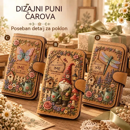 💰💰Personalizirani novčanik s reljefnim uzorkom vrta