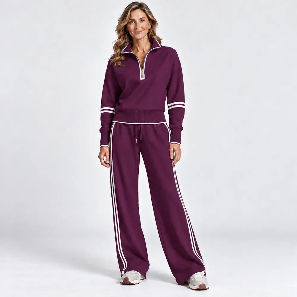 🍁🍂🍁🍂 Sada [bunda + nohavice] 32 eur🔥🖤Dvoudílná souprava s ležérní sportovní mikinou a kalhotami se širokými nohavicemi v pestrých barvách🔥
