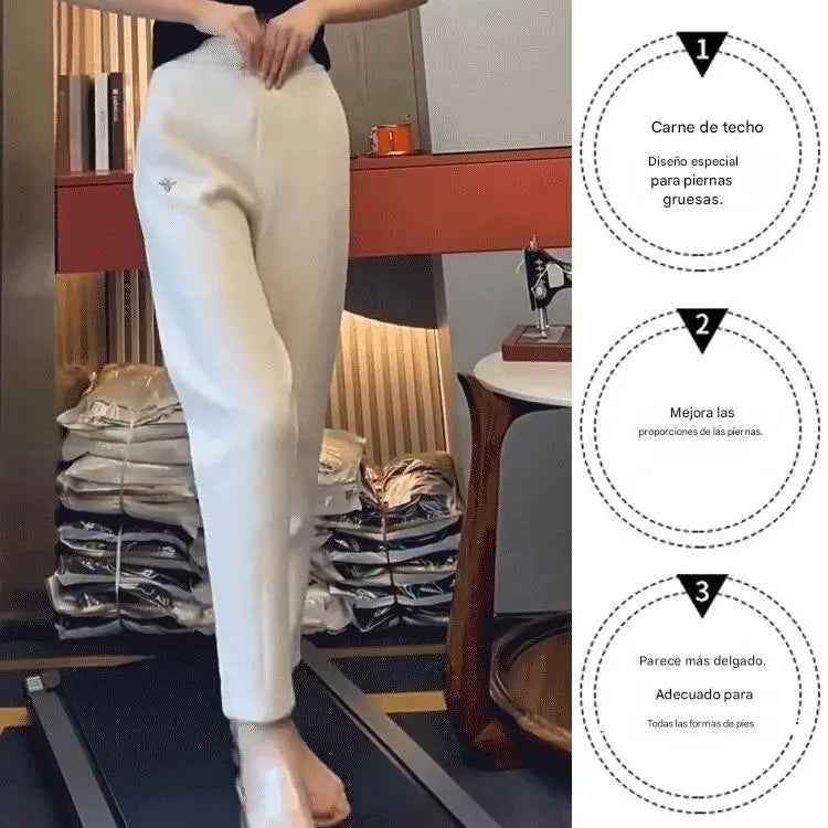 👖💘【45-105 kg】¡Pantalones de algodón para uso diario con filtro de aire y alta elasticidad!
