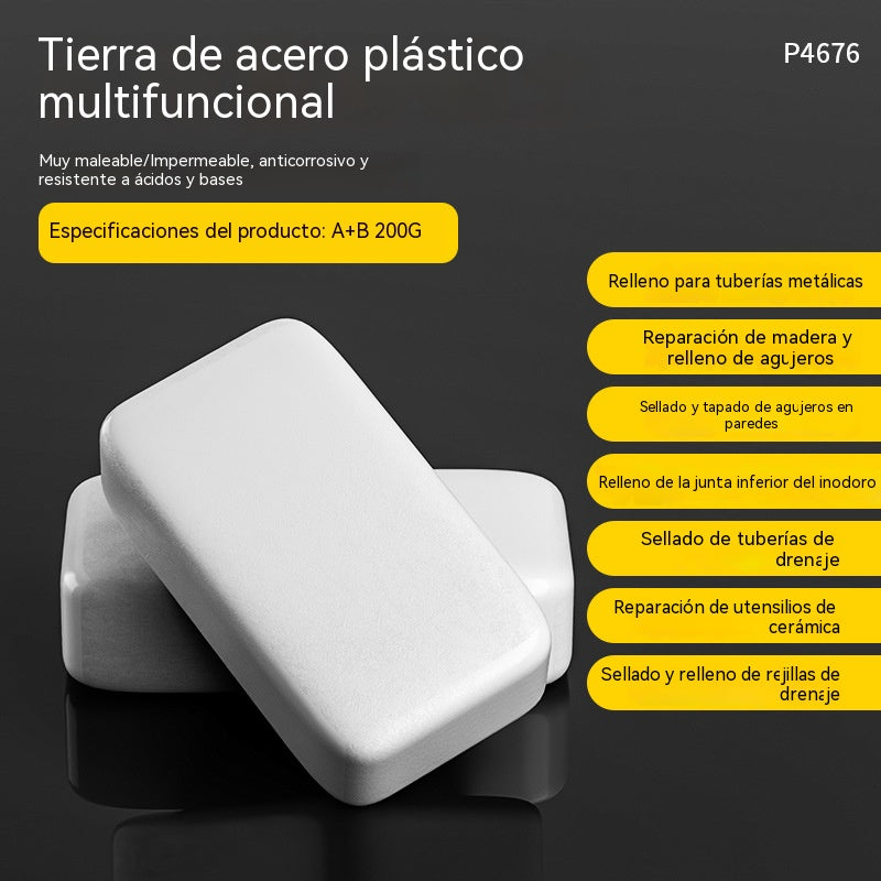 Adhesivo de alta resistencia, sin formaldehído, para sellar orificios de aires acondicionados; sellado de tuberías de desagüe domésticas, resistente a insectos e impermeable.