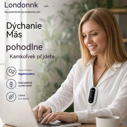 🌬️✨ Prenosná čistička vzduchu so zápornými iónmi: čerstvý vzduch, kamkoľvek pôjdete! 🍃💪