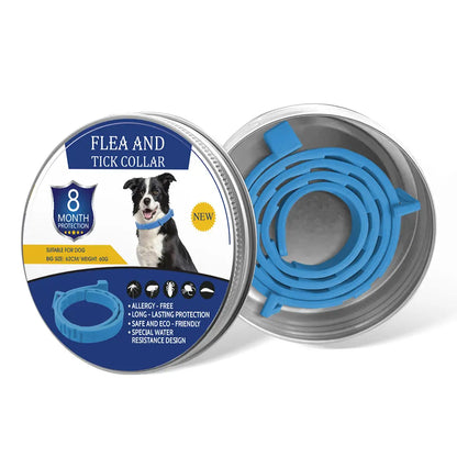 【2PCS】Collar repelente de mosquitos de tamaño ajustable para mascotas, perros y gatos.