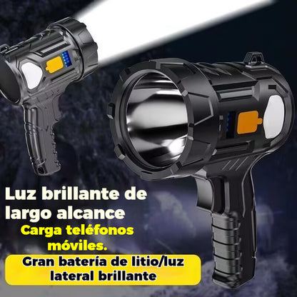🌟【Incluye 3 pantallas de lámpara que cambian de color】🔦Linterna LED portátil de alta potencia