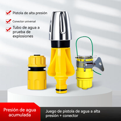 🔥【Compra 1, llévate 1 gratis🚿🚗】Juego de pistolas de agua multifuncionales ajustables de alta presión para lavado de autos