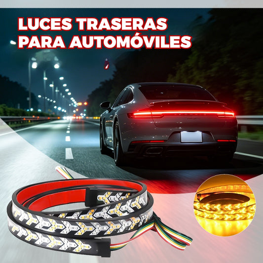 【100-200CM】Intermitentes y luces traseras para coche de 12V-24V tipo espina de pescado