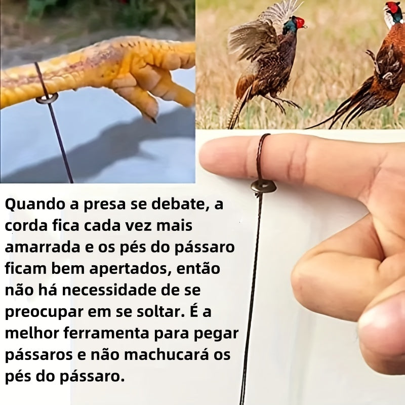 🦆🐓【Compra 5 y obten 5 gratis】Trampa para pájaros de tamaño mediano, adecuada para pollos, faisanes, ánades reales, perdices y patos.