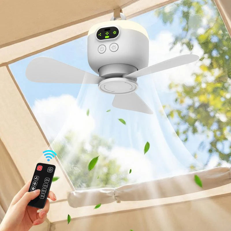 ⏰ Oferta limitada: ¡Ventilador de techo inalámbrico con luz LED! 🌬️✨